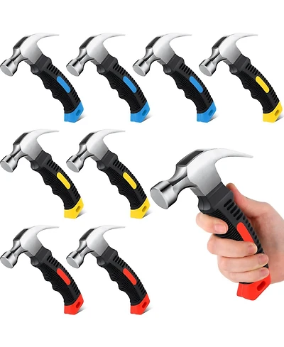 Xdovet Small Claw Hammer Soft Rubber Handle Home Repair Diy Tool