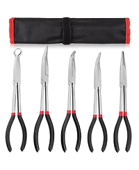 Xdovet Bent Nose Pliers 11 Inches Extra Long Set Straight Circle Precision Work