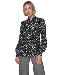 Sonia Rykiel Women's Bow Blouse Long-Sleeve Top
