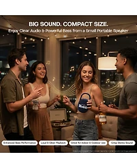 Modelo Backpack Clip Bluetooth Speaker and Fm Radio