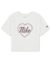 Nike Girls' 4-6X Juxta-Girl Short-Sleeve Boxy T-Shirt