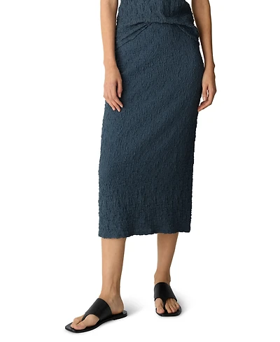 Eileen Fisher Women's Bubble Jacquard Slim-Fit Pencil Skirt