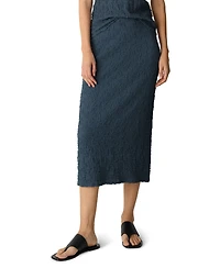 Eileen Fisher Women's Bubble Jacquard Slim-Fit Pencil Skirt