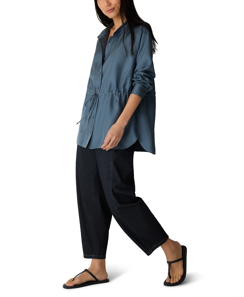 Eileen Fisher Women's Collared Button-Front Shirt