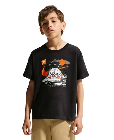 Nike Boys' 8-20 Sportswear Graphic Print Short-Sleeve T-Shirt