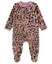 Nike Baby Girls' Allover Printed Footed Coverall