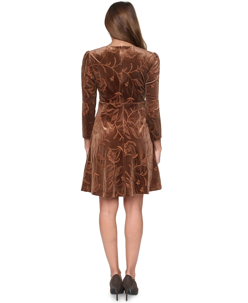 Eliza J Women's V-Neck A-Line Dress