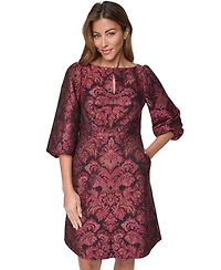 Eliza J Women's Boat Neck A-Line Dress