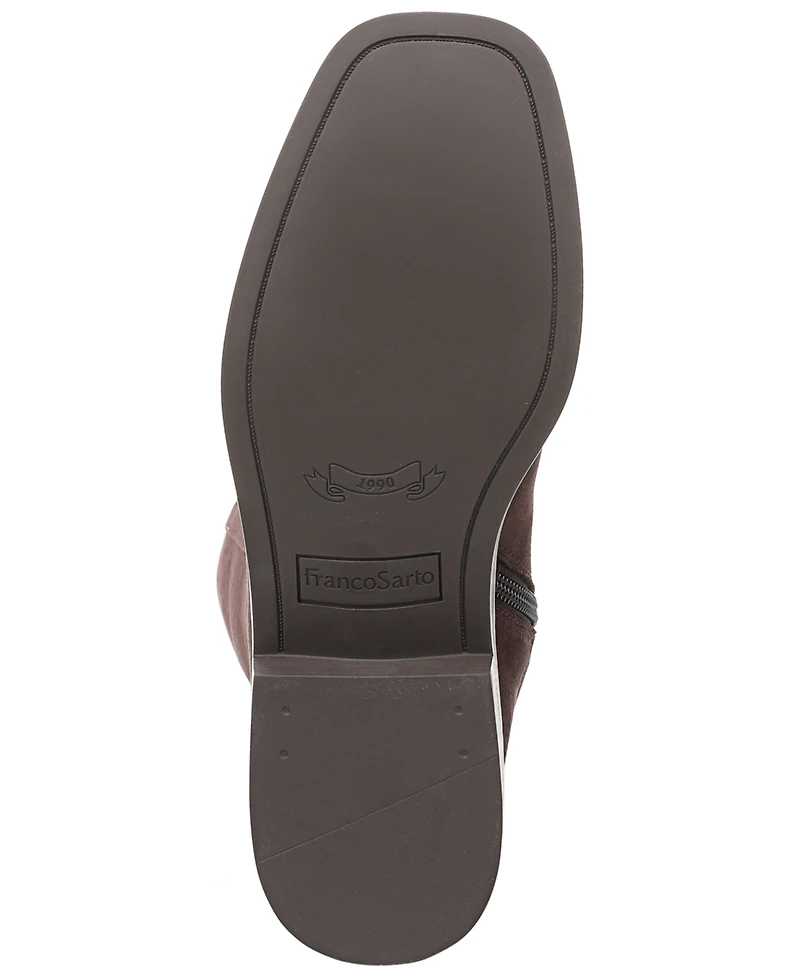 Franco Sarto Women's Gisella Square Toe Zip Tall Boots
