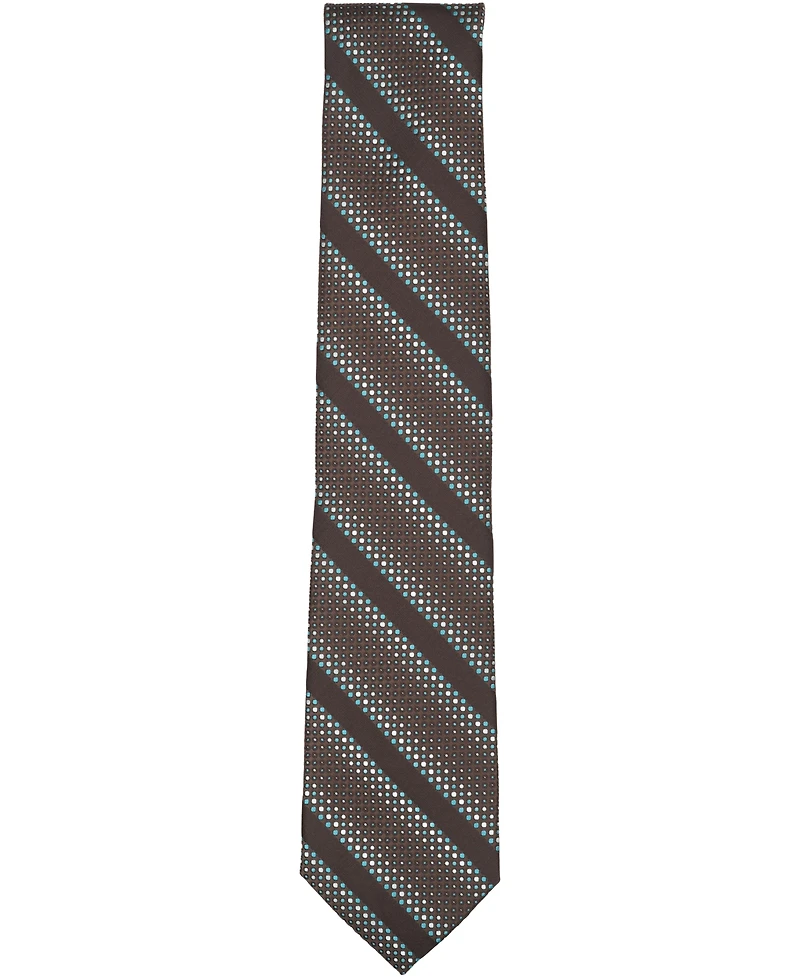 Perry Ellis Men's Lampone Stripe Classic Tie