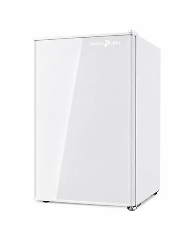 SnowLion Premium 65L Solid Door 2.3 Cu.ft. Freestanding Under-Counter Mini Fridge in White