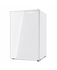 SnowLion Premium 65L Solid Door 2.3 Cu.ft. Freestanding Under-Counter Mini Fridge in White