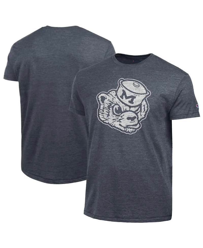 Champion Men's Navy Michigan Wolverines Triumph Tri-Blend T-Shirt