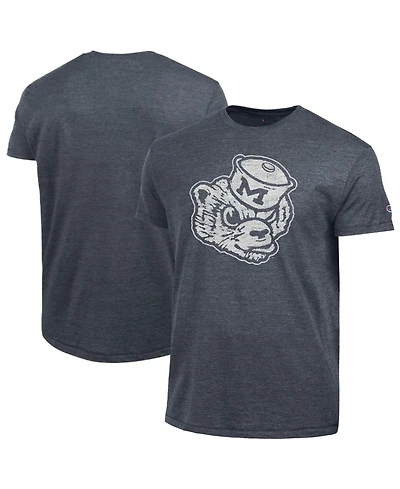Champion Men's Navy Michigan Wolverines Triumph Tri-Blend T-Shirt