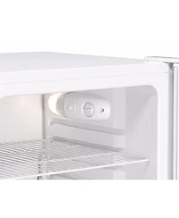 SnowLion 4.3 Cu. Ft. Freestanding Mini Fridge, 122L Compact Refrigerator with Solid Door, Adjustable Thermostat, Reversible Door, White