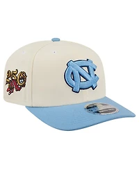 New Era Men's White, Carolina Blue North Carolina Tar Heels America's 250th 9SEVENTY Adjustable Hat