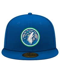 New Era Men's Blue Minnesota Timberwolves 59FIFTY Fitted Hat