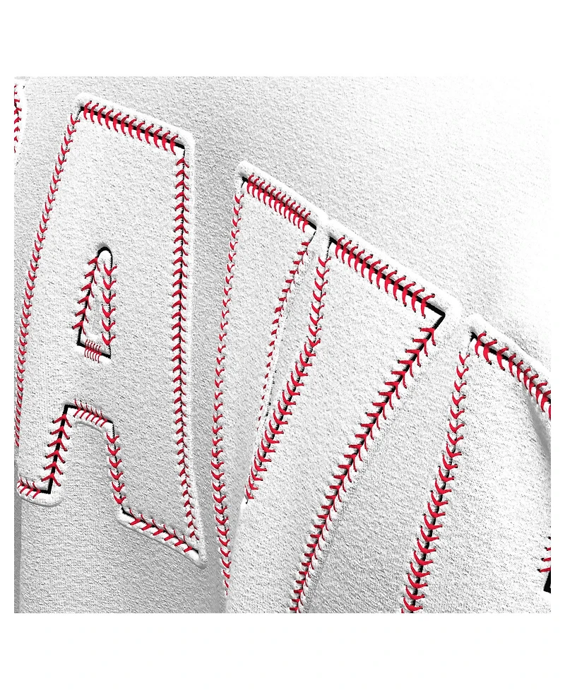 Fanatics Women's White Atlanta Braves Baseball Stitch Spirit Jersey Long Sleeve T-Shirt