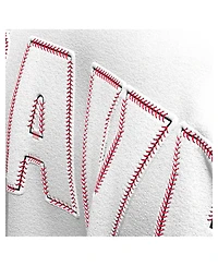 Fanatics Women's White Atlanta Braves Baseball Stitch Spirit Jersey Long Sleeve T-Shirt