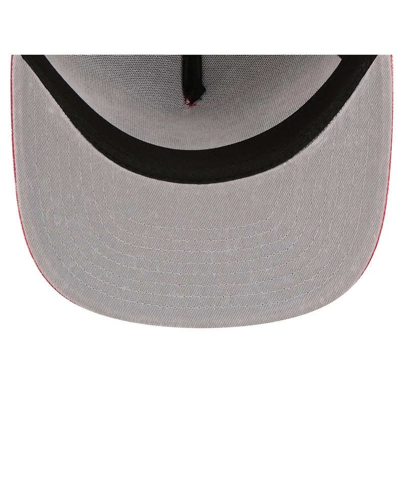 New Era Men's Red Philadelphia Phillies City Slogan A-Frame 9FIFTY Snapback Hat