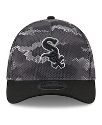 New Era Men's Black Chicago White Sox Camo 39THIRTY A-Frame Flex Hat