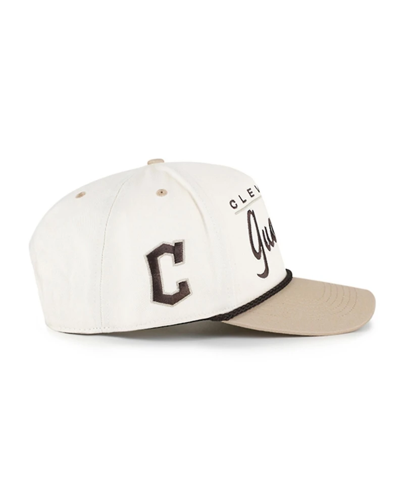 '47 Brand Men's Natural, Tan Cleveland Guardians Neutral Terrain Hitch Rope Adjustable Hat