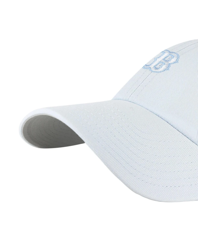 47 Brand Men's and Women's Light Boston Red Sox Pastel Clean Up Adjustable Hat