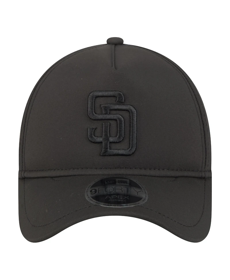 New Era Men's Black San Diego Padres Injection Apex 9FORTY Adjustable Hat