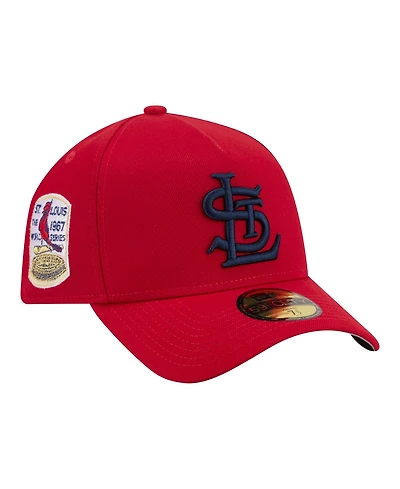 New Era Men's Red St. Louis Cardinals A-Frame 59FORTY Fitted Hat