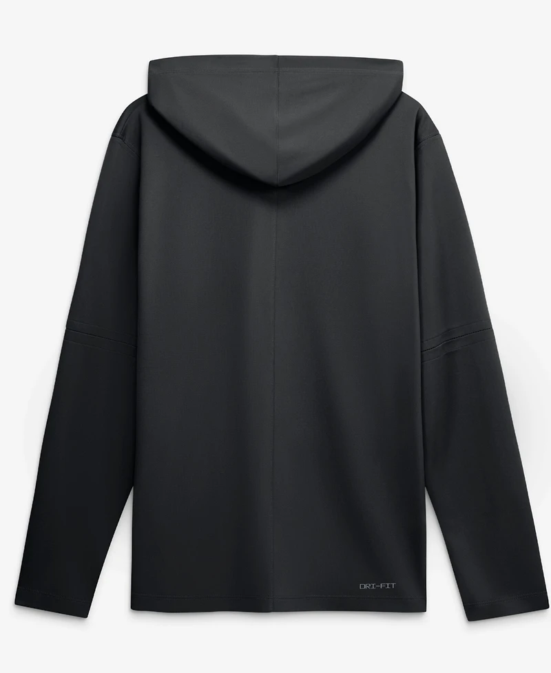 Nike Men's Black Georgia Bulldogs 2026 Sideline Lightweight Dri-fit Long Sleeve Hooded Sweatshirt