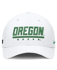 Nike Men's White Oregon Ducks Game Day Rise Swooshflex Hat