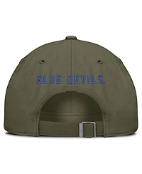 Nike Men's and Women's Olive Duke Blue Devils Primetime Club Adjustable Hat