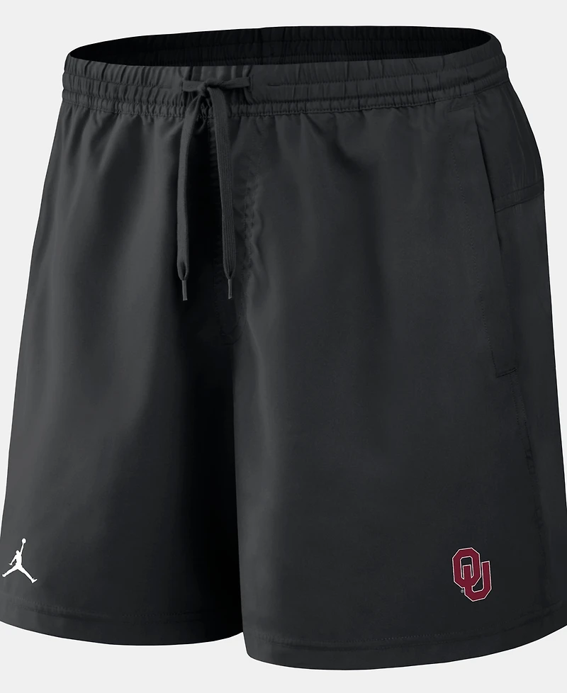 Jordan Men's Black Oklahoma Sooners Primary Logo Form Shorts