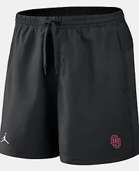 Jordan Men's Black Oklahoma Sooners Primary Logo Form Shorts
