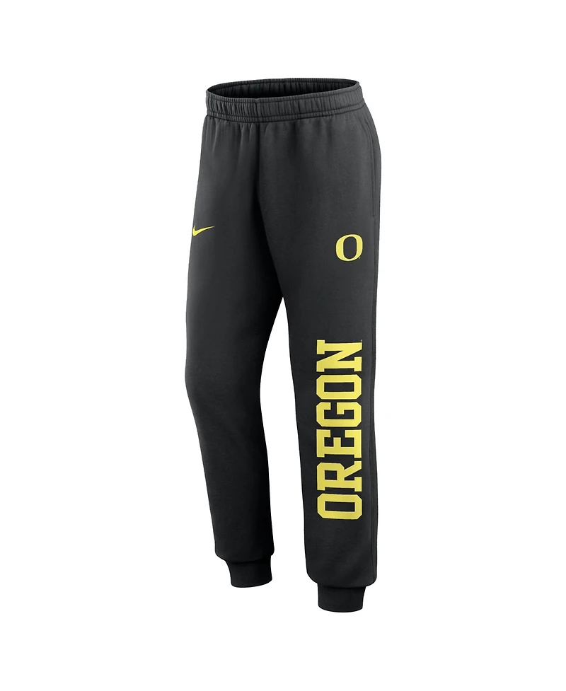 Nike Men's Black Oregon Ducks Primetime Club Fleece Joggers