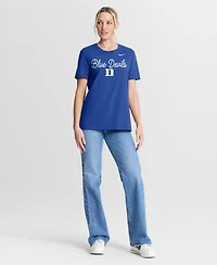 Nike Women's Royal Duke Blue Devils Script Mantra Logo T-Shirt