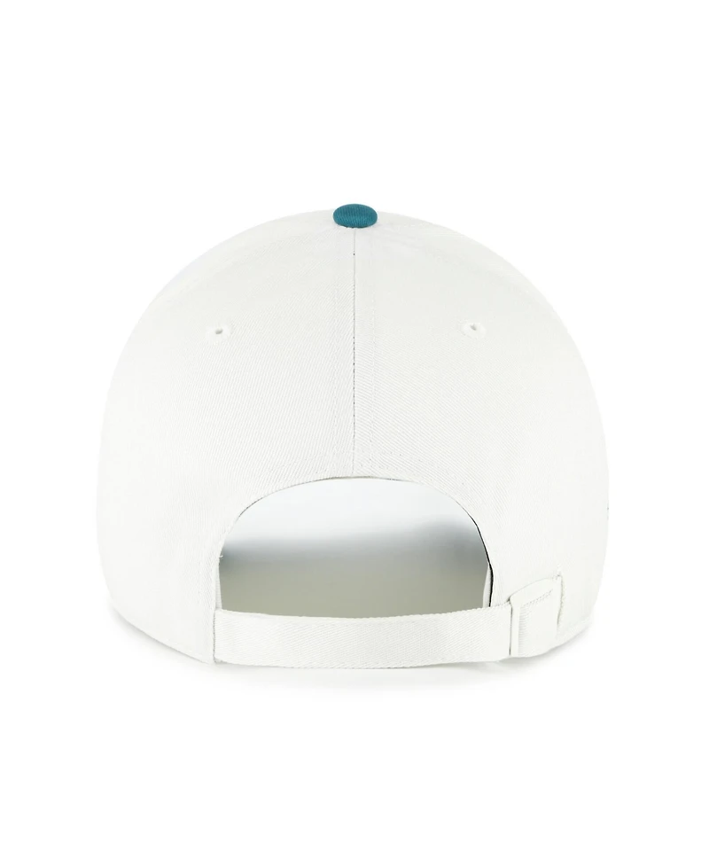 '47 Brand Men's White, Teal St. Louis Cardinals Contemporary Tonal Clean Up Adjustable Hat