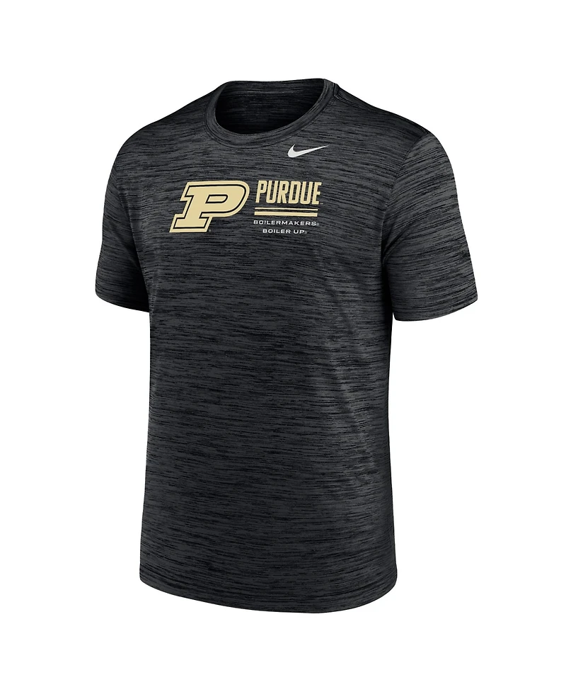 Nike Men's Black Purdue Boilermakers Velocity Dri-fit T-Shirt