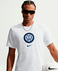 Nike Men's White Inter Milan Crest T-Shirt