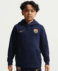 Nike Big Boys and Girls Navy Barcelona Club Hoodie