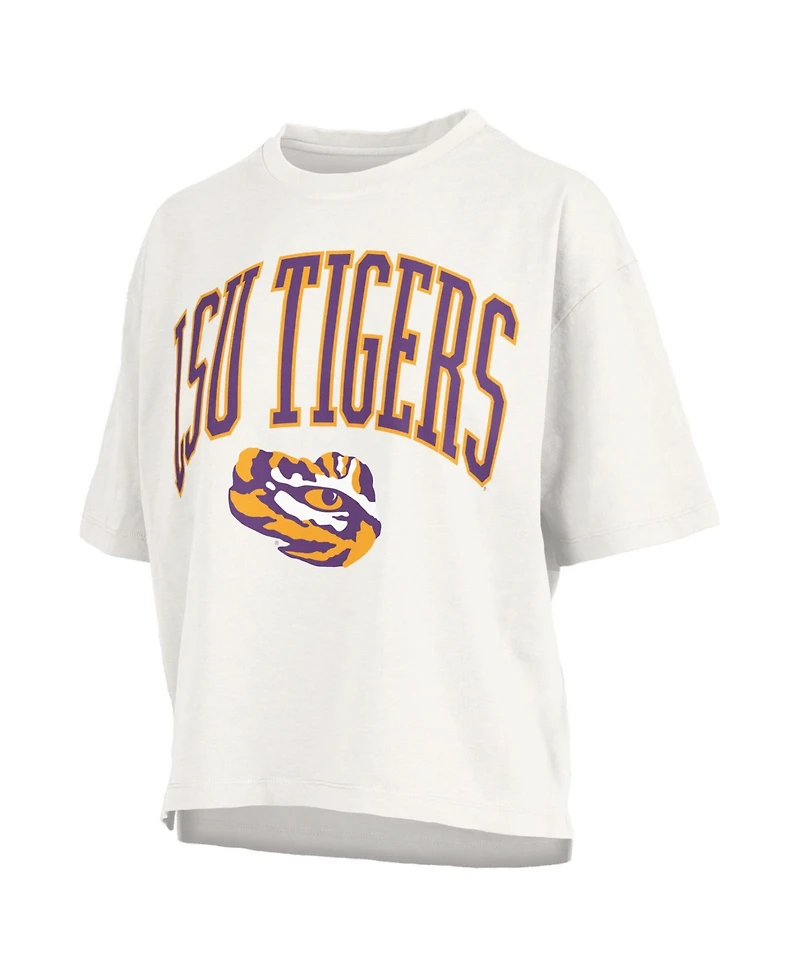 Pressbox Women's White Lsu Tigers Nelson T-Shirt