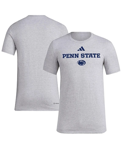 Adidas Men's Gray Penn State Nittany Lions Wordmark Polyester T-Shirt