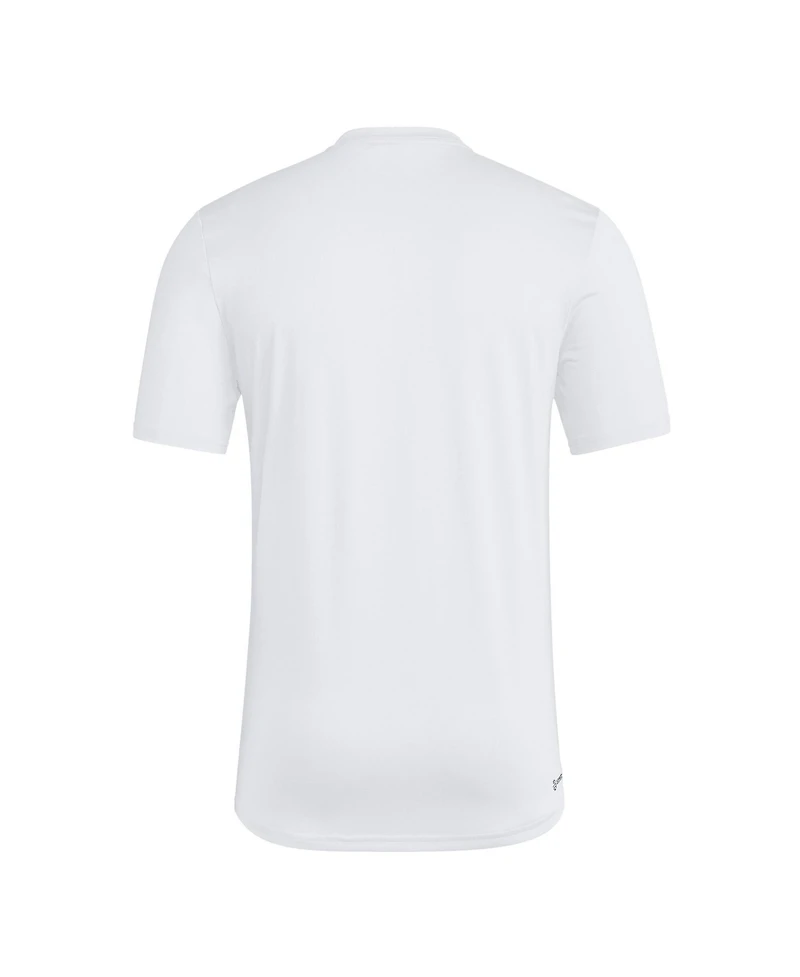 Adidas Men's White Penn State Nittany Lions Wordmark Polyester T-Shirt
