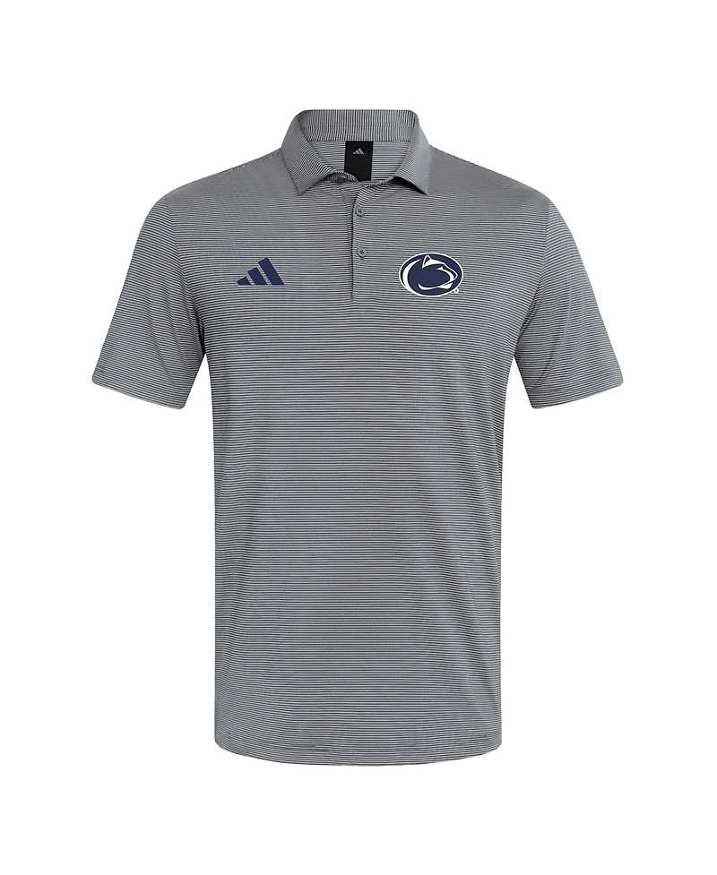 Adidas Men's White Penn State Nittany Lions Ultimate365 Stripe Polo Shirt