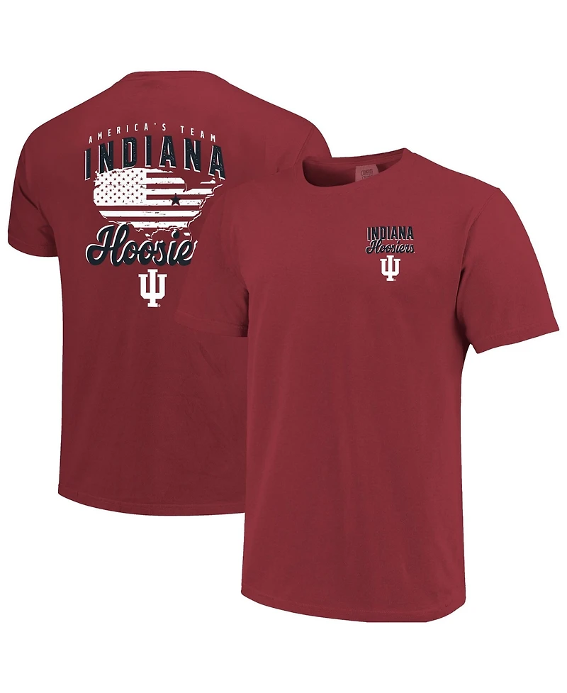 Image One Men's Crimson Indiana Hoosiers America's Team T-Shirt