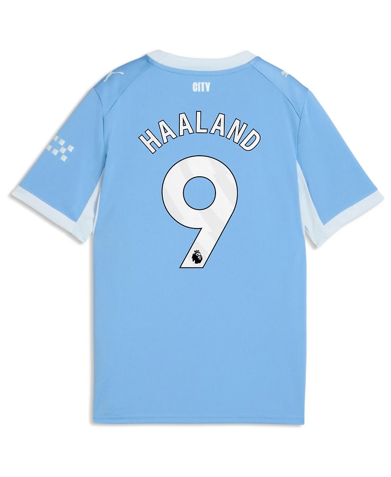Puma Big Boys and Girls Erling Haaland Light Blue Manchester City 2026, 27 Home Replica Jersey