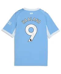 Puma Big Boys and Girls Erling Haaland Light Blue Manchester City 2026, 27 Home Replica Jersey