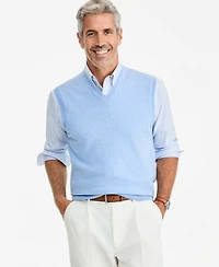 Club Room Men's Solid V-Neck Sweater Vest, Created for Macy's