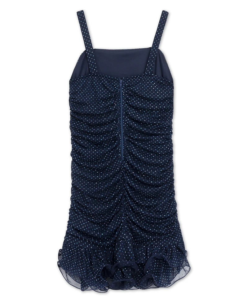 Speechless Girls' 7-17 Sleeveless Knee Length Square Neck Dress
