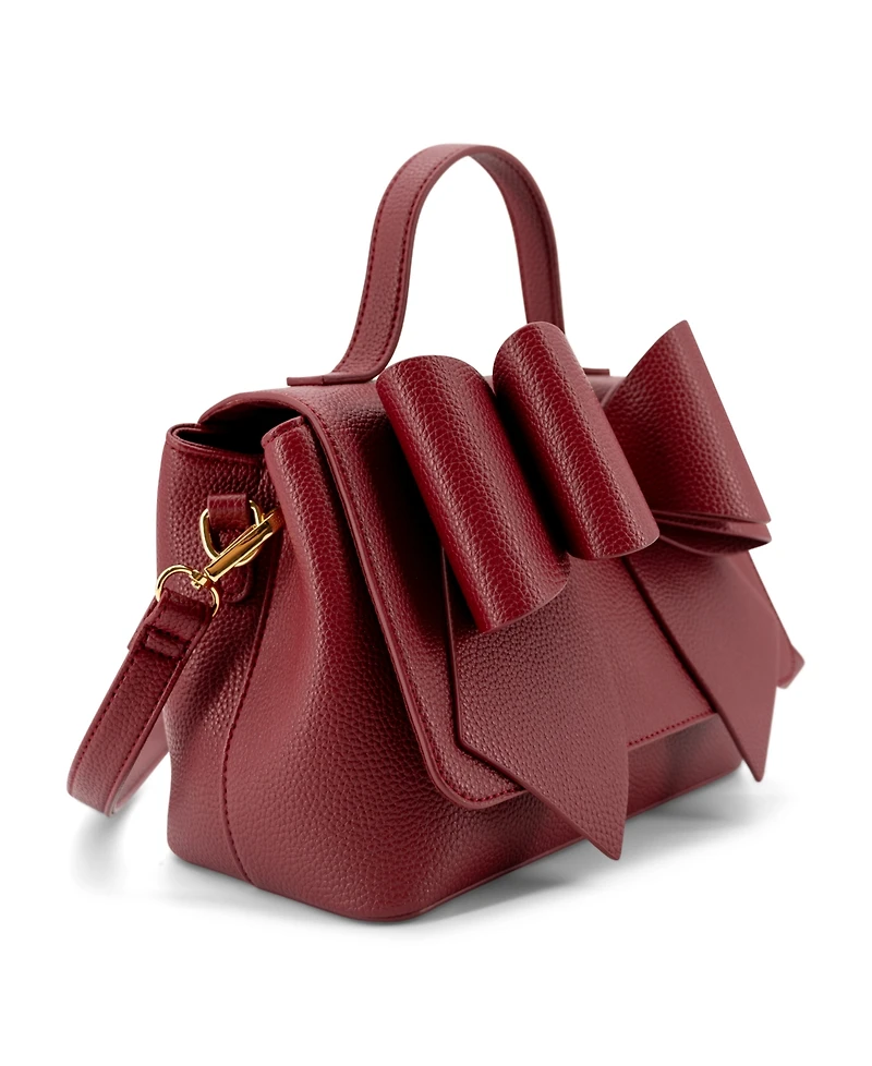 Like Dreams Linda Double Bow Small Crossbody Handbag